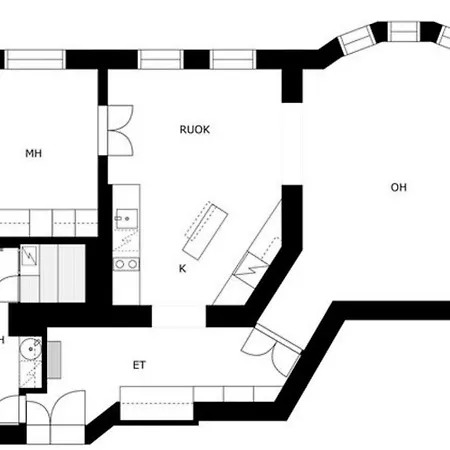 2ndhomes Beautiful 1br With Sauna In Centre דירה הלסינקי
